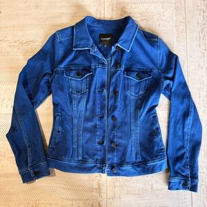 Liverpool LA Jeans and Co Indigo Jean Jacket - Stretchy, Soft! Size XS